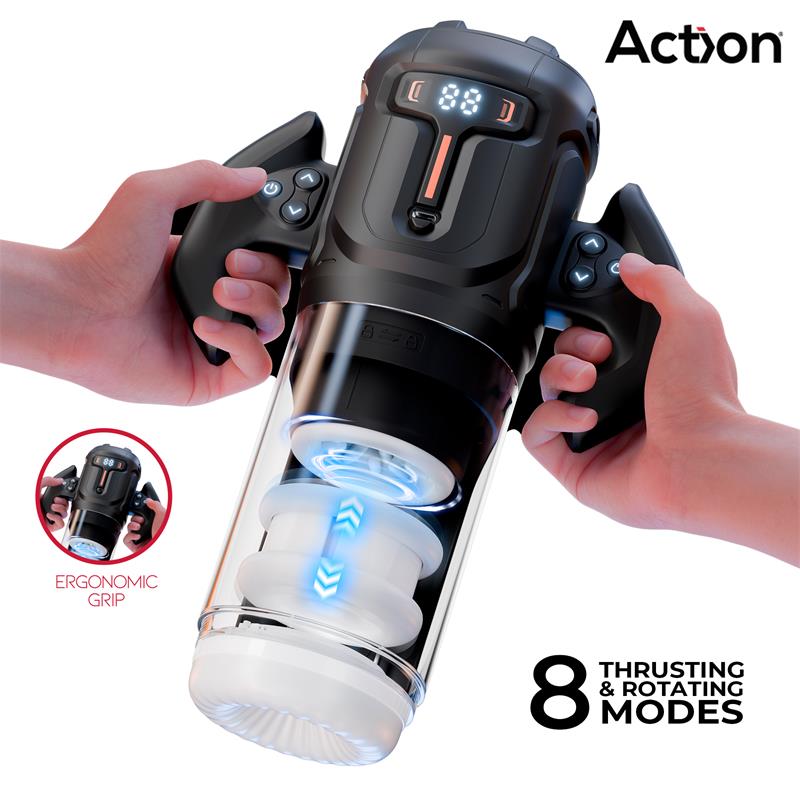 Masturbador Zyon Automático Avanzado con Up and Down y Rotación - ACTION