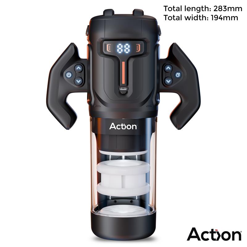 Masturbador Zyon Automático Avanzado con Up and Down y Rotación - ACTION