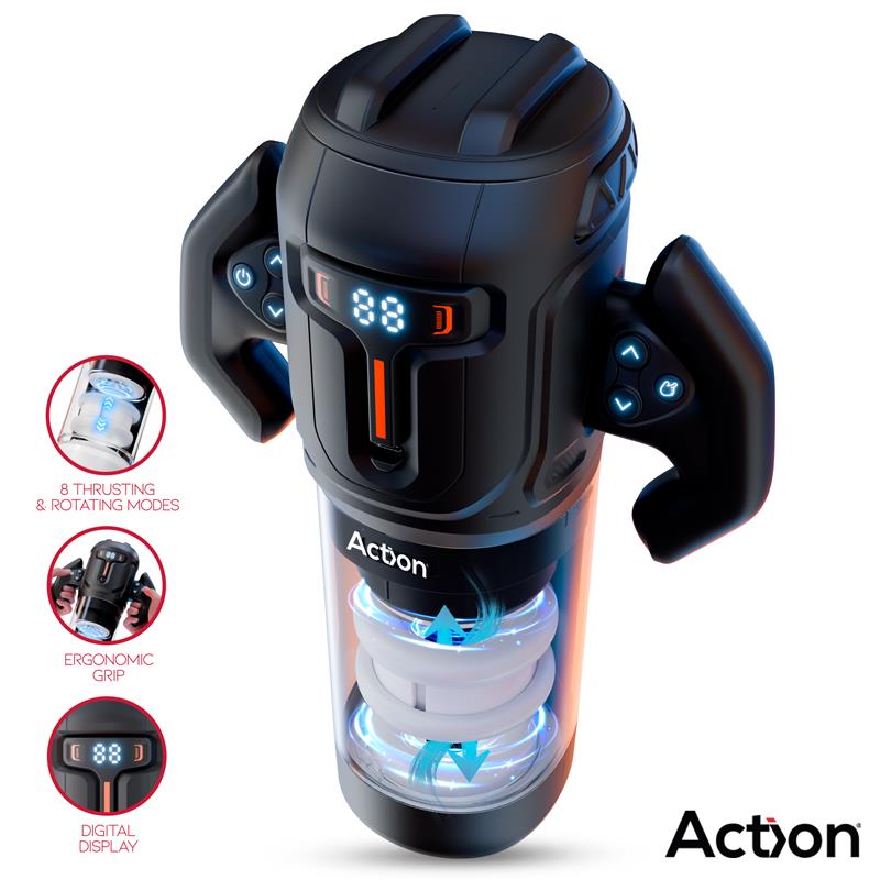 Masturbador Zyon Automático Avanzado con Up and Down y Rotación - ACTION
