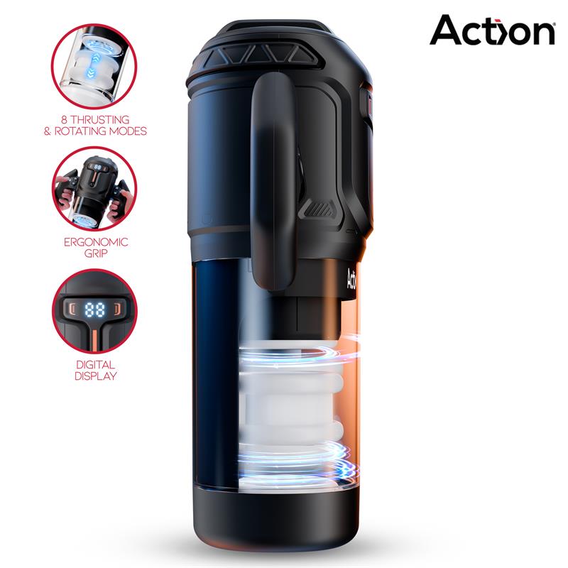 Masturbador Zyon Automático Avanzado con Up and Down y Rotación - ACTION