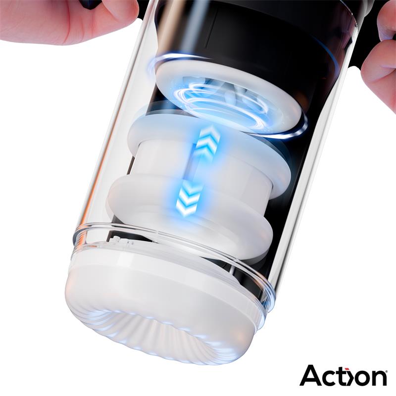 Masturbador Zyon Automático Avanzado con Up and Down y Rotación - ACTION