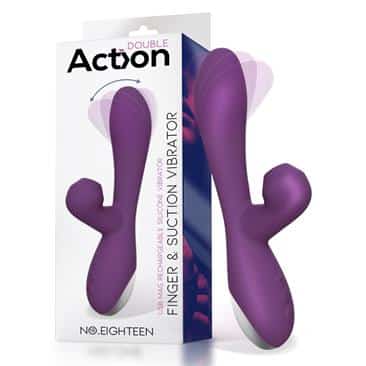 Vibrador y Succionador Oscilante-Eighteen Action