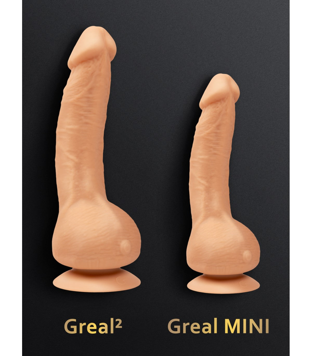 DILDO GREAL MINI FLESH 18 cm -O- 3 cm - G VIBE (FUN TOYS)