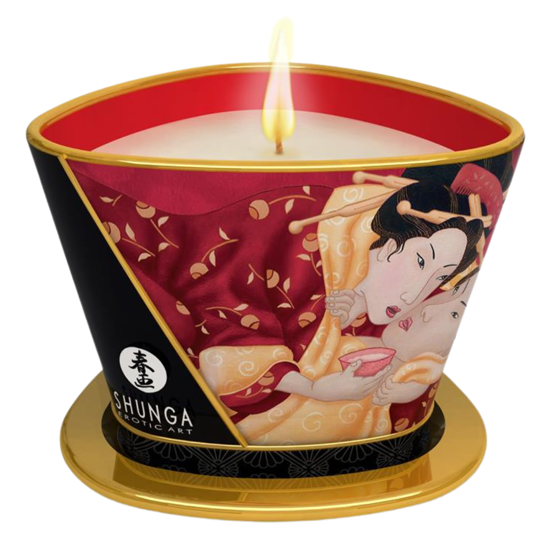 Vela - Aceite de Fresas con Cava Shunga