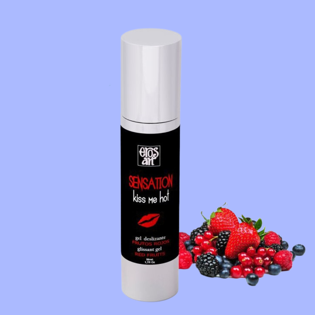 Lubricante Efecto Calor Frutos Rojos Kiss Me Hot