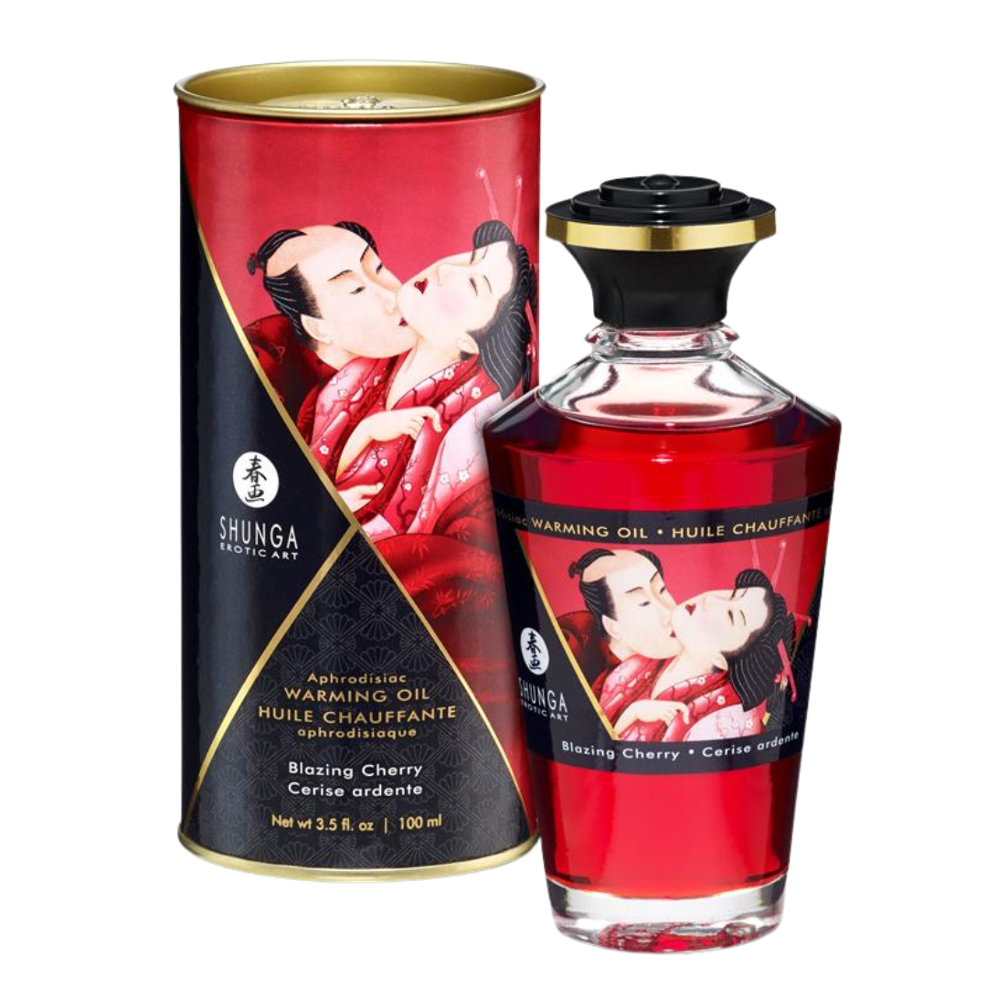 Aceite Afrodisiaco Efecto Calor de Cereza 100 Ml Shunga