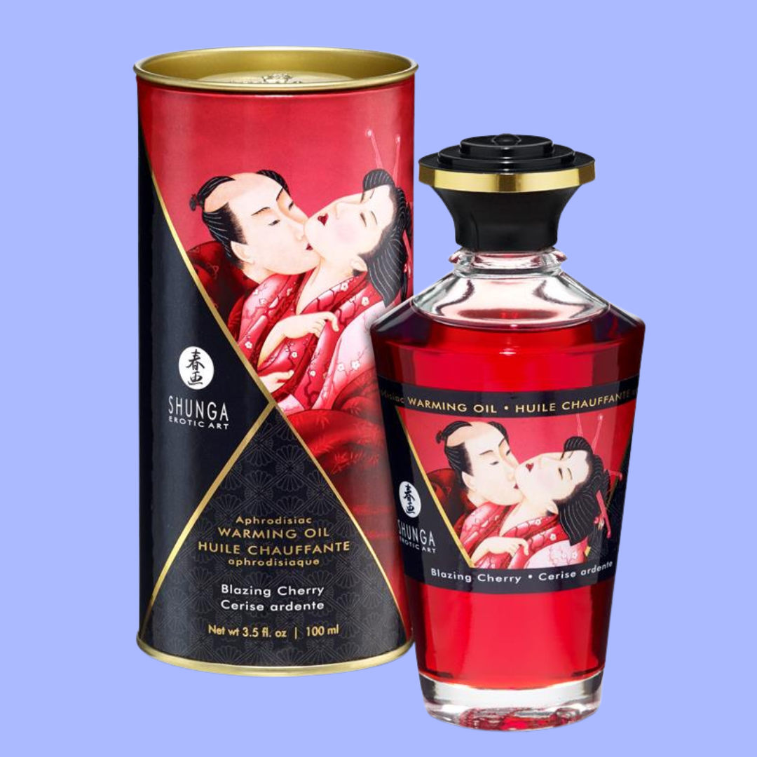 Aceite Afrodisiaco Efecto Calor de Cereza 100 Ml Shunga