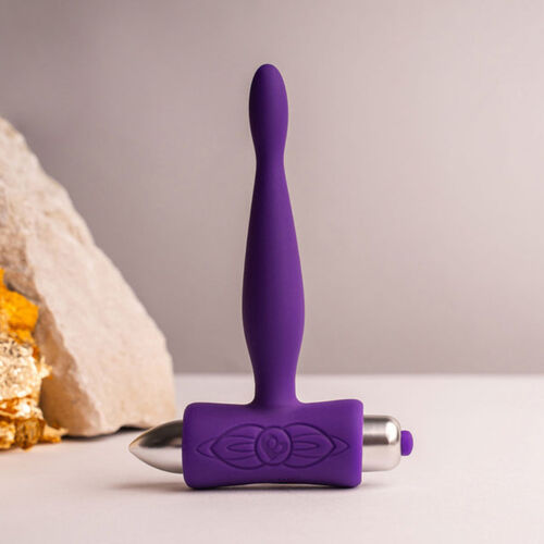 PETITE SENSATIONS TEAZER PLUG ANAL VIBRADOR MORADO - ROCKS- OFF