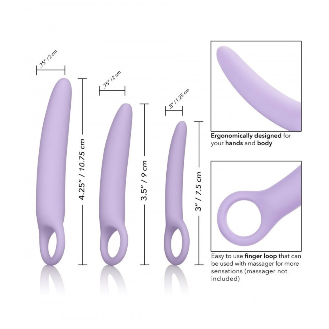 SET DILATADORES X 3 SILICONA - ALENA - CALEXOTICS