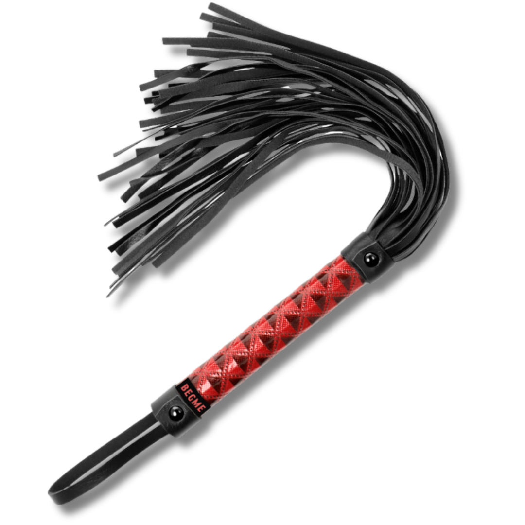 LÁTIGO CUERO VEGANO RED EDITION FETISH GAME - BEGME
