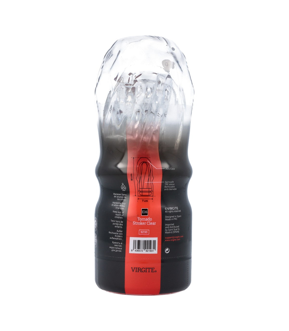 MASTURBADOR REUTILIZABLE TORNADO - VIRGITE