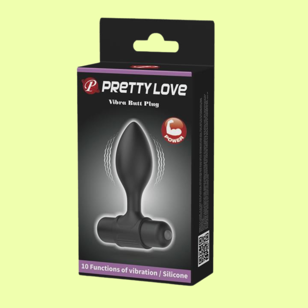 PLUG ANAL BUTT CON VIBRACIÓN PILA - PRETTY LOVE