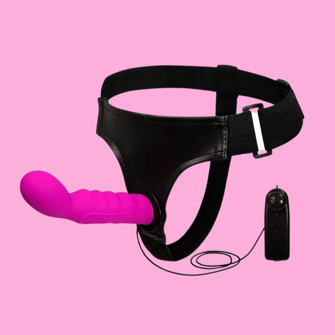 Arnés con Dildo Púrpura PILA - BAILE