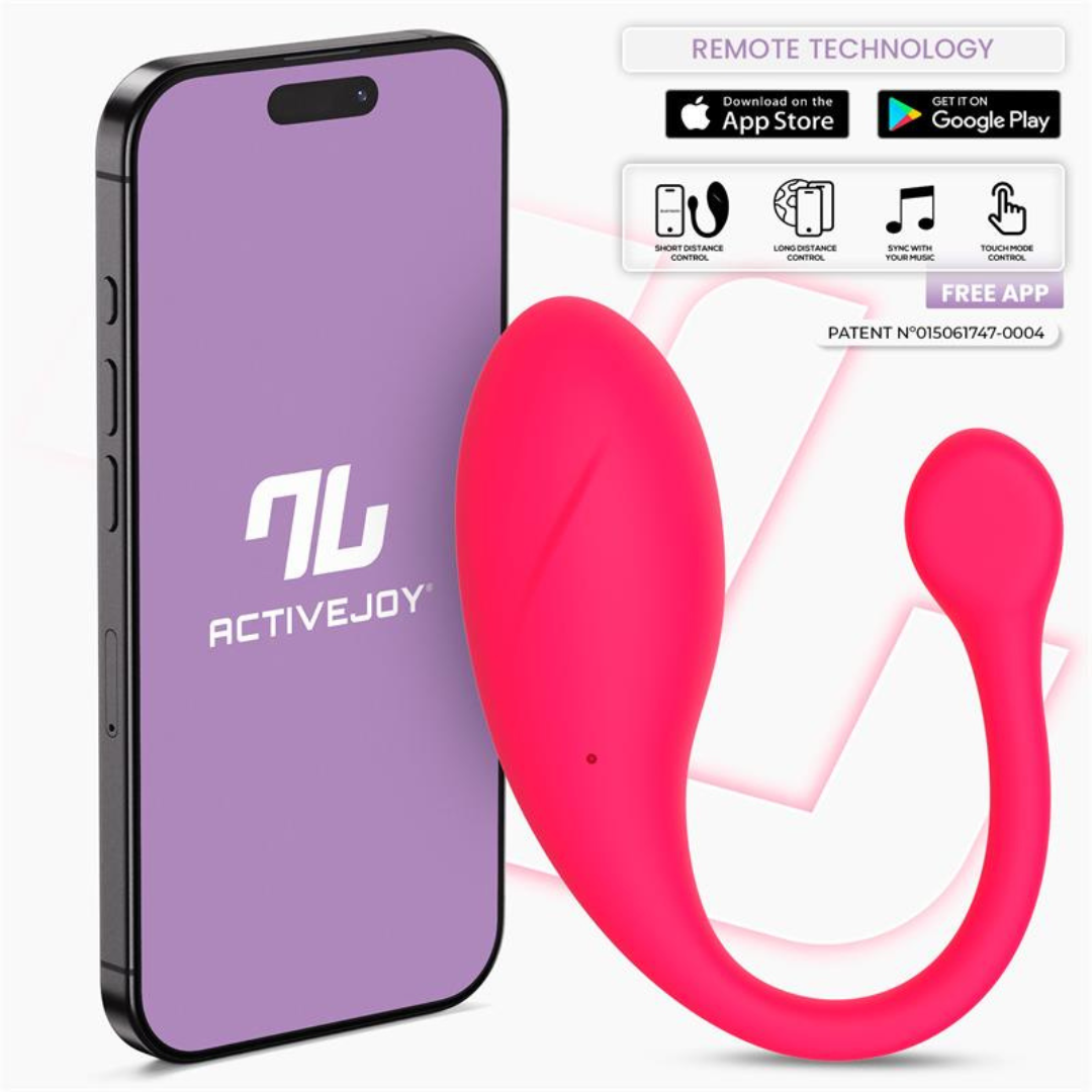 Huevo Vibrador Bulby con APP Rosa Intenso APP SERIES - NTOYOU