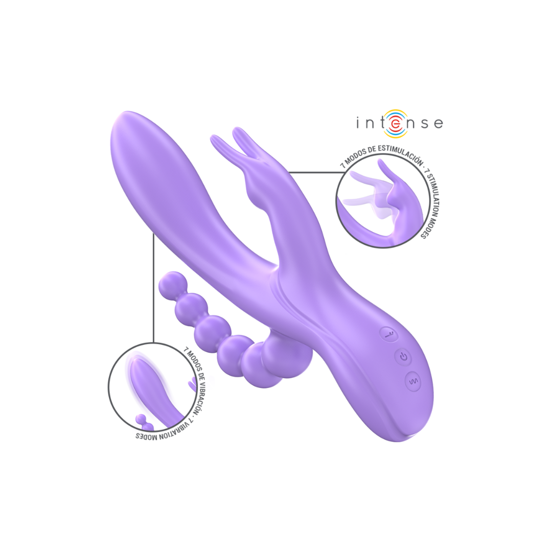 MIKO Vibrador triple estimulación - INTENSE