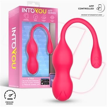 Bolas de Kegel Kyra Entrenador de Suelo Pélvico con Sensor de Presión y App - INTOYOU APP SERIES
