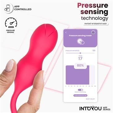 Bolas de Kegel Kyra Entrenador de Suelo Pélvico con Sensor de Presión y App - INTOYOU APP SERIES