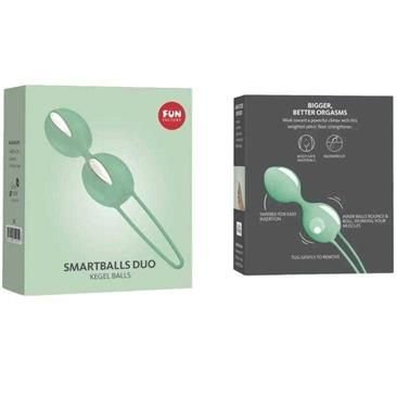 FUN FACTORY Smartballs duo Bolas Kegel White/Pistachio