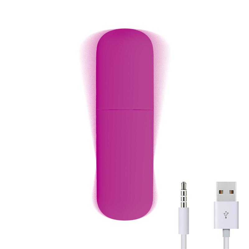 Bala Vibrador 4Fun y 4 Fundas USB Impermeable Silicona - LATETOBED