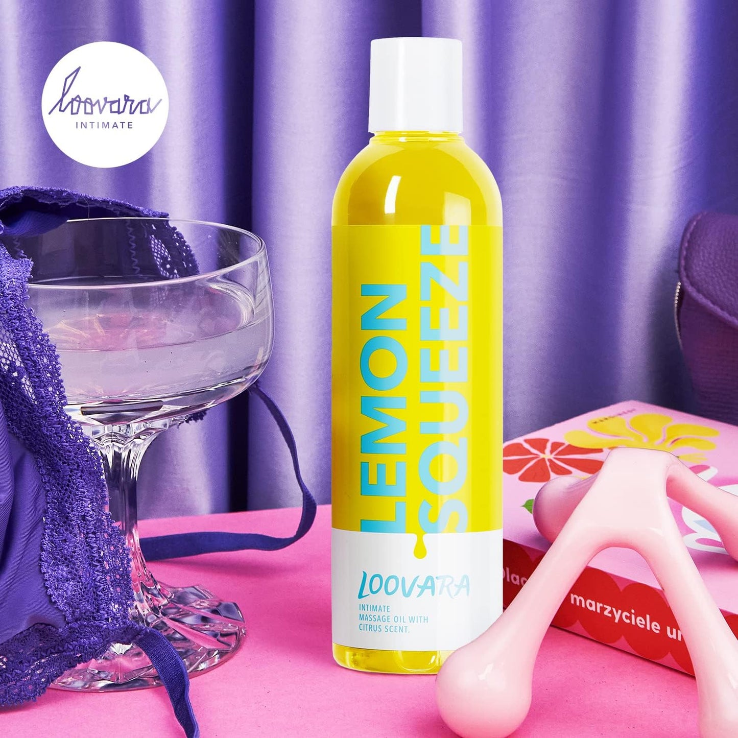 Aceite de Masajes Sexuales limón 250ml - LOOVARA