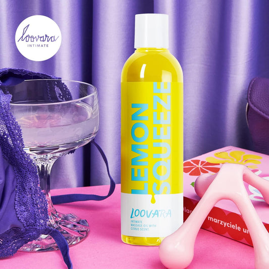 Aceite de Masajes Sexuales limón 250ml - LOOVARA