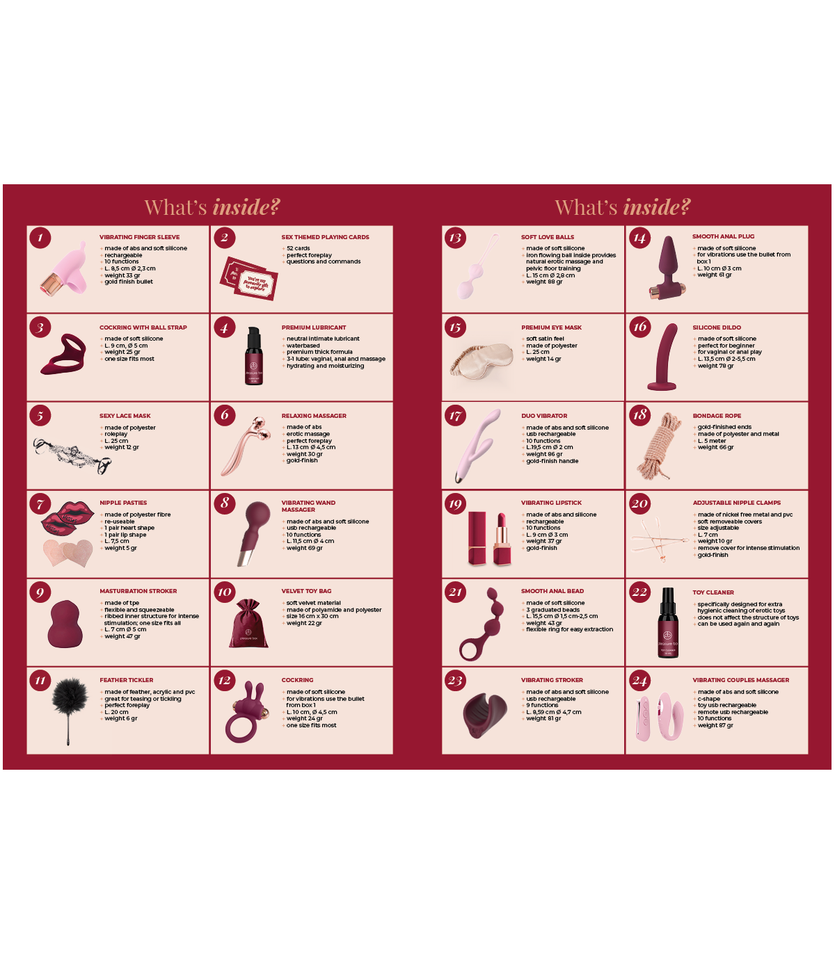 CALENDARIO ADVIENTO SEXY LOVE - DREAMTOYS