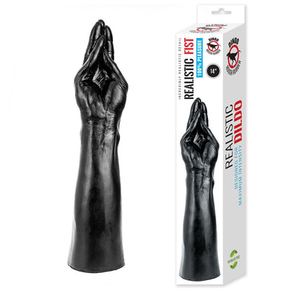 BRAZO REALISTA 35,5CM NEGRO - DINOO ROUGH RUBBER