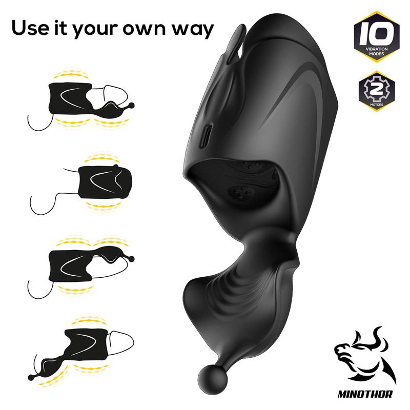 Masturbador AdvaX One Doble Motor Estimulación Multiple - MINOTHOR - INTOYOU