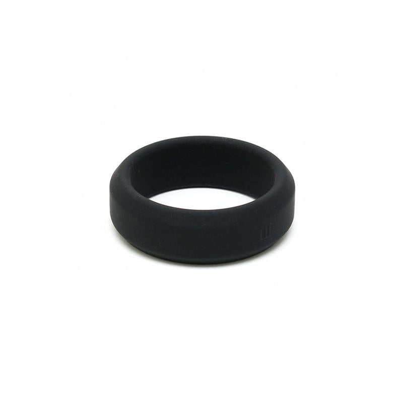 ANILLO PENE SILICONA NEGRO Ø 38 MM - BONDAGE PLAY