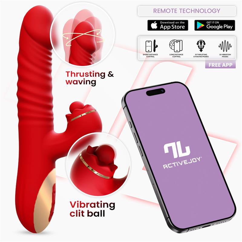 Vibrador Ascen con Thrusting y Waving y APP USB Magnético - INTOYOU APP SERIES