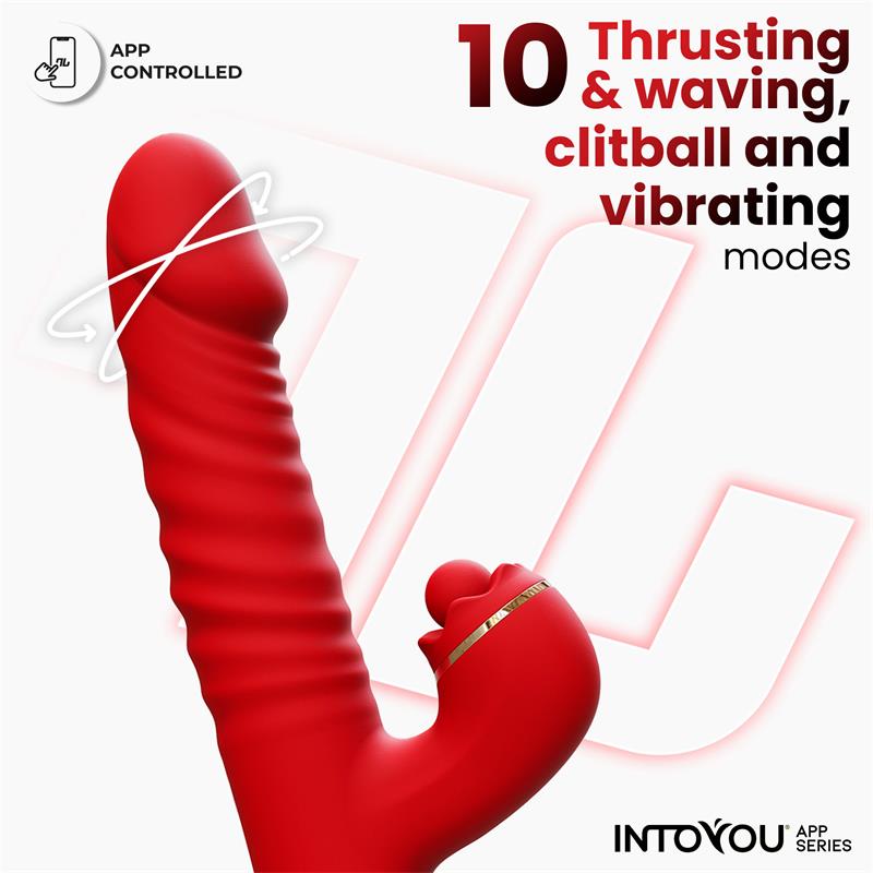 Vibrador Ascen con Thrusting y Waving y APP USB Magnético - INTOYOU APP SERIES