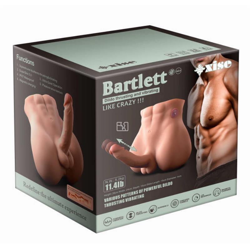 Masturbador Batlett con Pene y Ano, Vibración y Thrusting 5.2 kg - XISE
