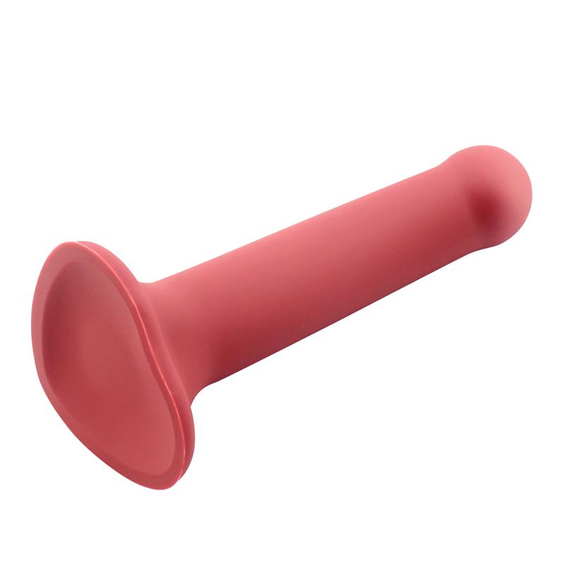 Dildo Bouncy Silicona Líquida Hiper Flexible 15cm Insertable. 2,9cm Diámetro Talla S. Púrpura / Burdeos - ACTION
