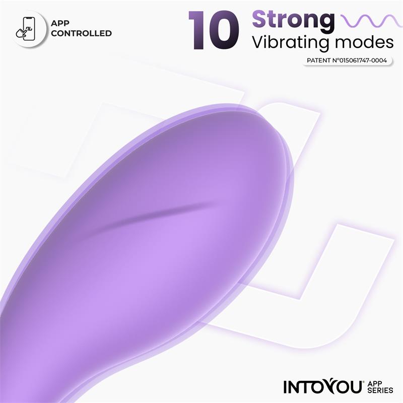 Huevo Bulby Vibrador con APP Lavanda - INTOYOU APP SERIES