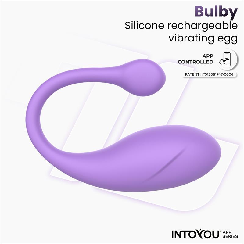 Huevo Bulby Vibrador con APP Lavanda - INTOYOU APP SERIES