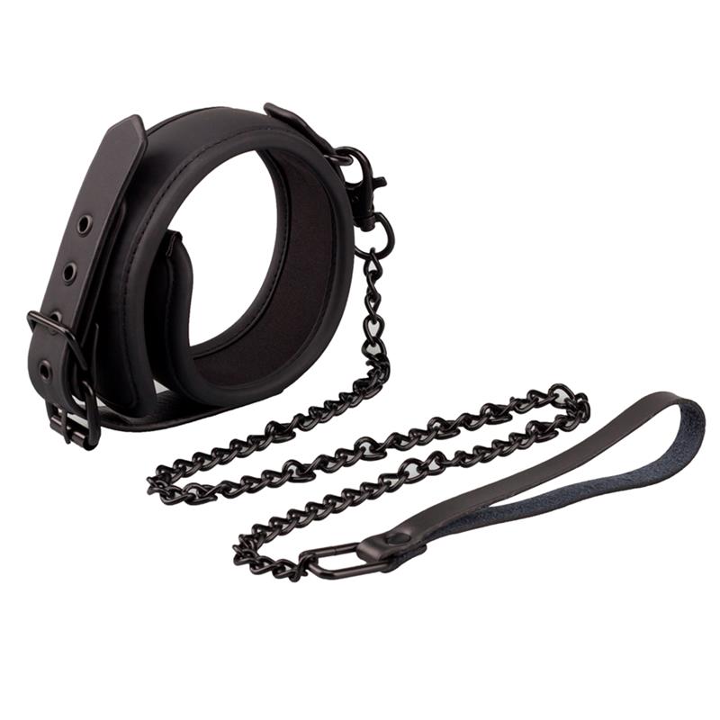 COLLAR CON CORREA CUERO VEGANO - INTOYOU