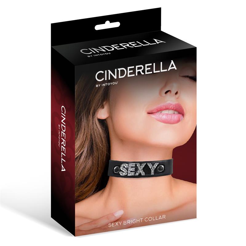 Collar Cuero Vegano Sexy Talla Única - CINDERELLA