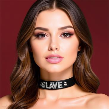 Collar Cuero Vegano Slave Talla Única - CINDERELLA