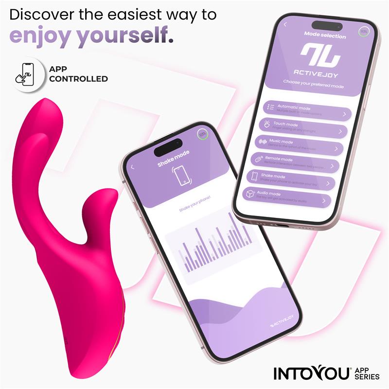 Vibrador Derek con Movimiento Finger 3 Motores y APP - INTOYOU APP SERIES