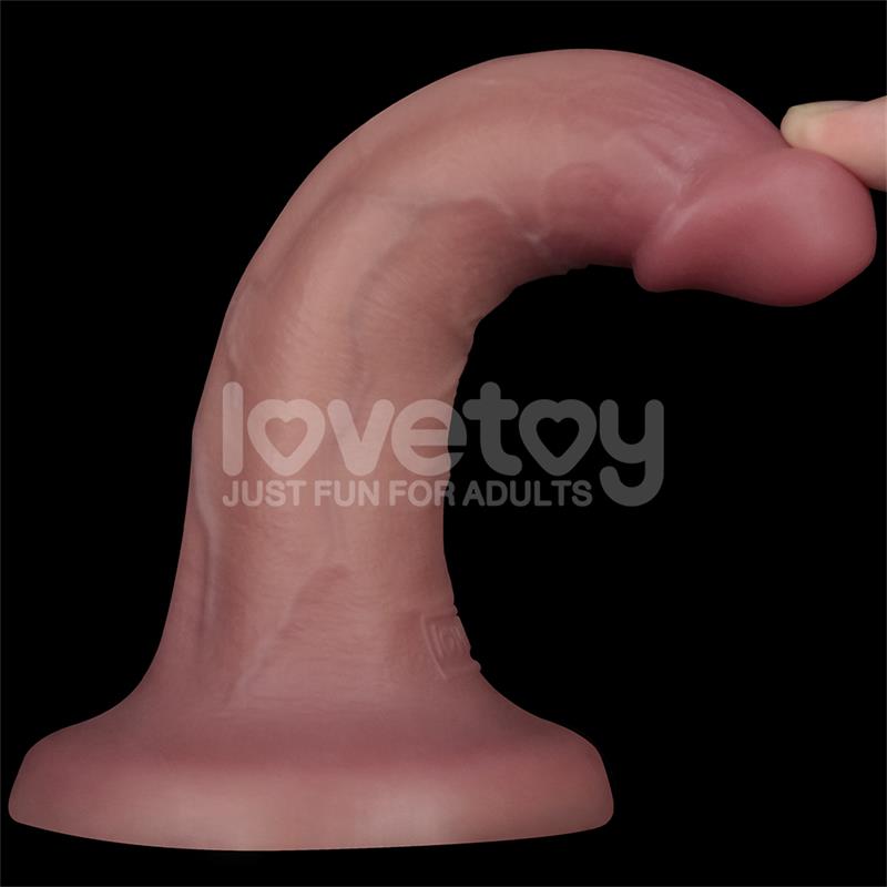 Dildo Dual Layer con Vibración 16cm -O- 3,8cm - LOVETOY
