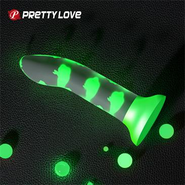 Dildo Romantic que Brilla en la Oscuridad 17CM - PRETTY LOVE