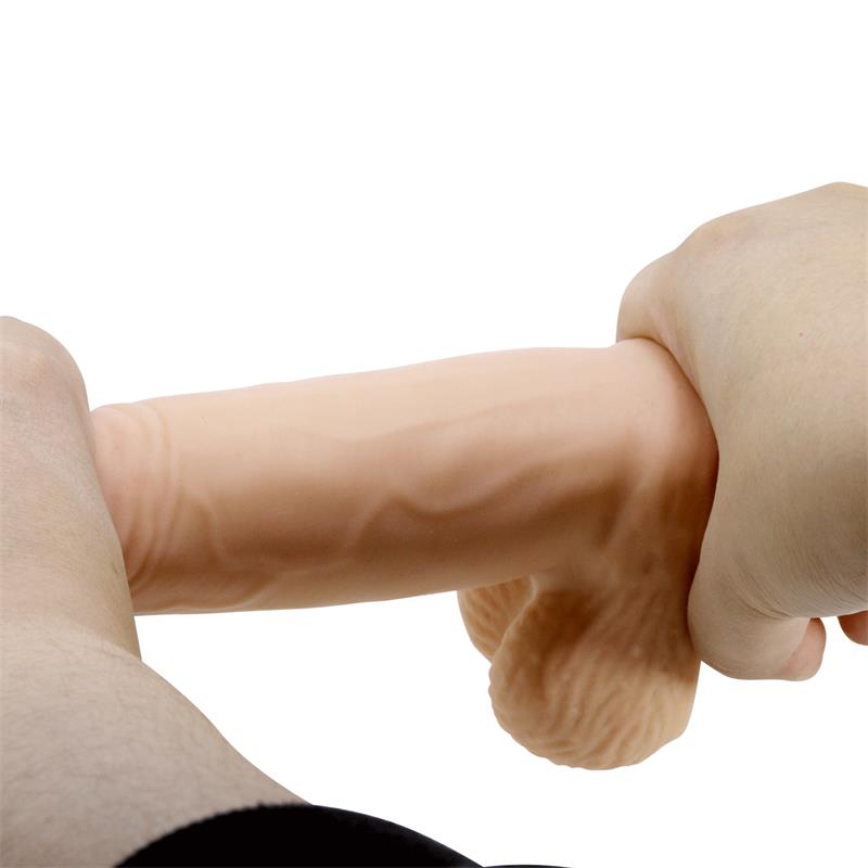 DILDO SLIDING SKIN SERIES REALÍSTICO CON VENTOSA PIEL DESLIZANTE 19.4 CM -O- 4,2 cm - BAILE - PRETTY LOVE