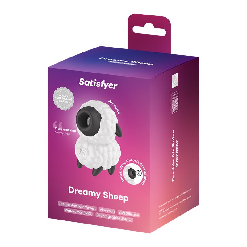 SATISFYER DREAMY SHEEP SUCCIONADOR CON VIBRACIÓN OVEJA- SATISFYER