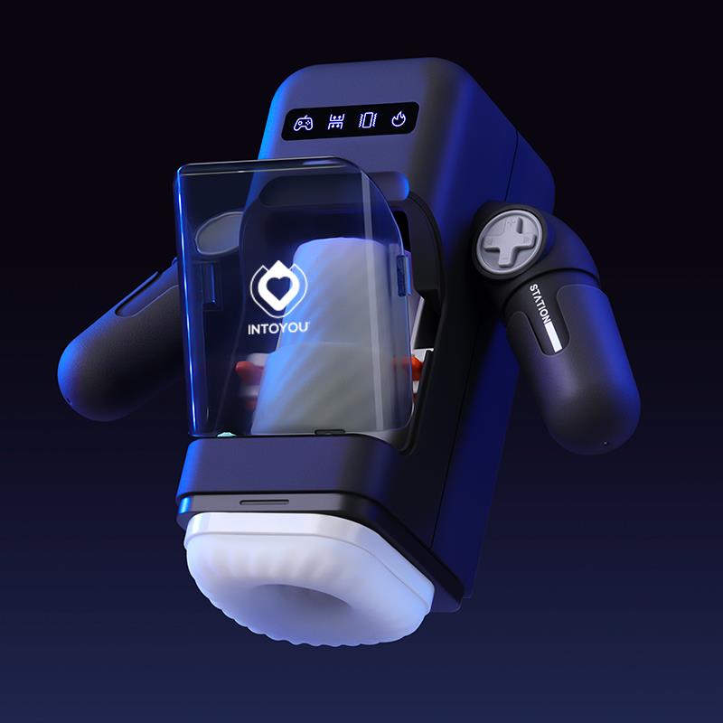 Masturbador Elon Inteligente Función Up and Down, Calor, Vibración y Soporte Movil - INTOYOU