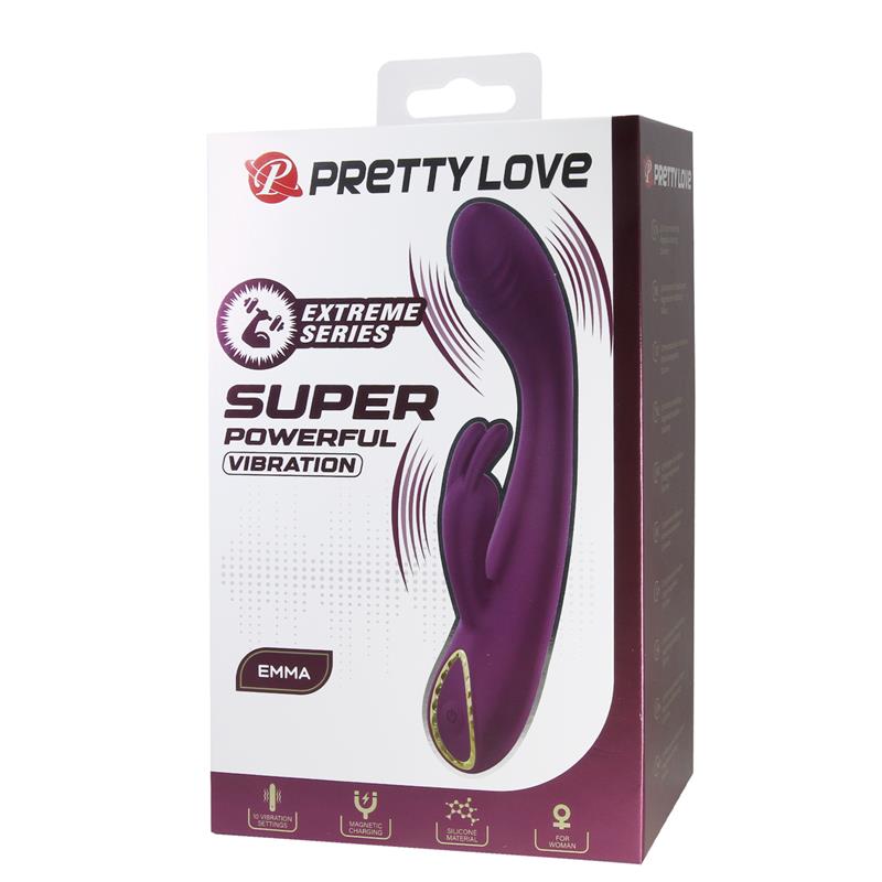 Vibrador Emma con Conejito - PRETTYLOVE