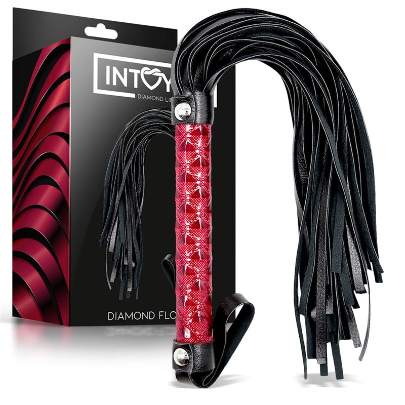 DIAMOND LINE LATIGO Flogger Diamond Cuero Vegano - INTOYOU