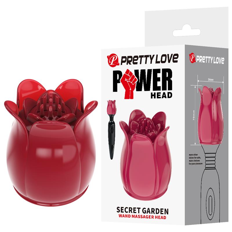 Cabezal Flower Wand para Masajeador Power Wand - PRETTYLOVE