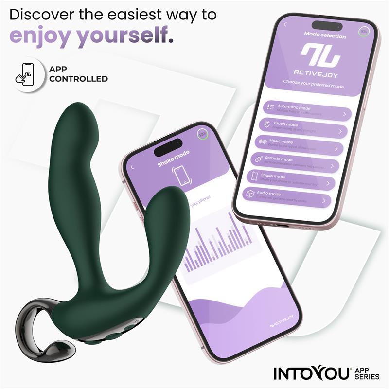 Masajeador Greeny Prostático con Finger Wiggling y App - INTOYOU APP SERIES