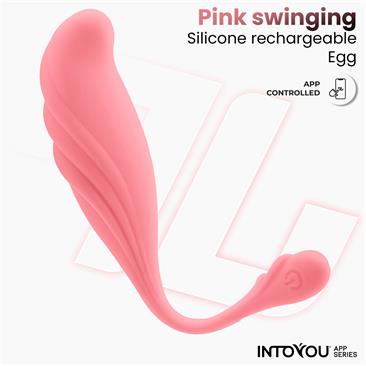 Huevo Vibrador con Movimiento Waving con APP USB - INTOYOU APP SERIES
