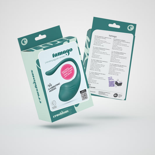 HUEVO VIBRADOR RECARGABLE CON MANDO A DISTANCIA TAMAGO VERDE - CRUSHIOUS